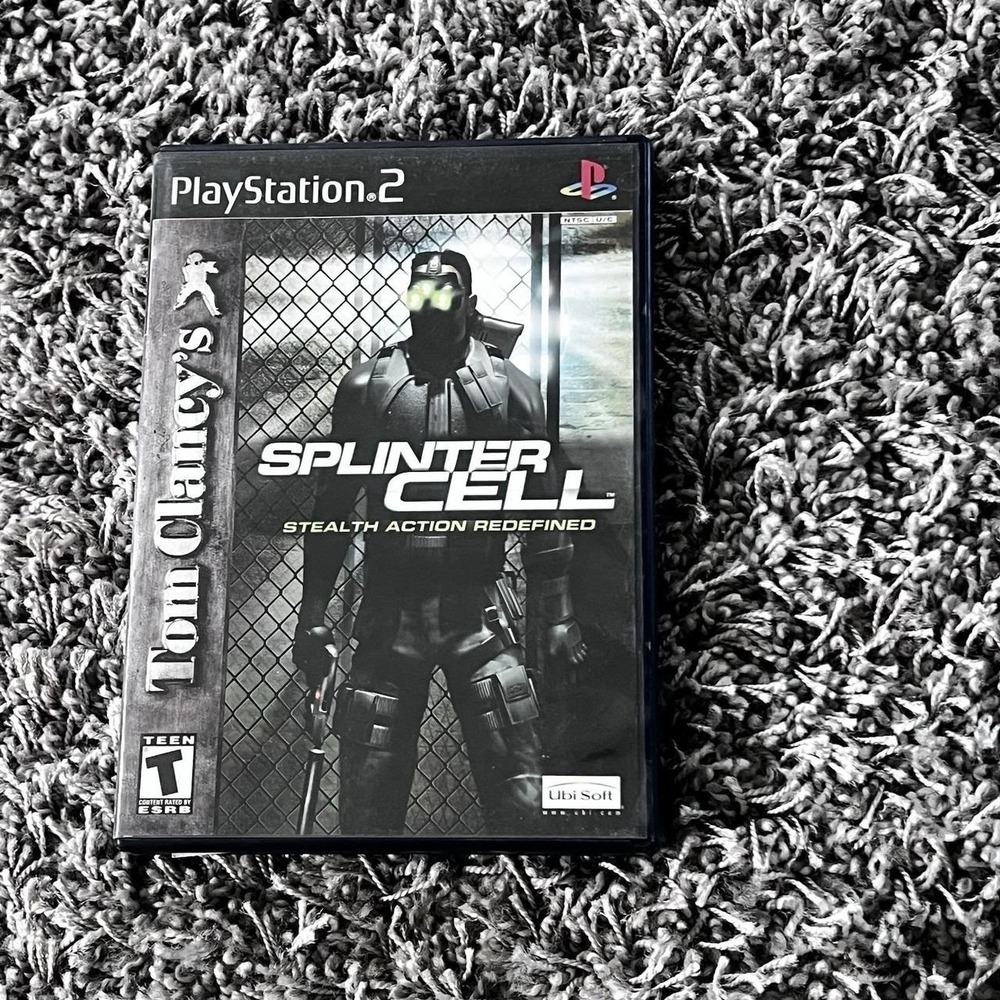Tom Clancy's Splinter Cell (PS2) CIB W/ Manual- Authentic - Tested